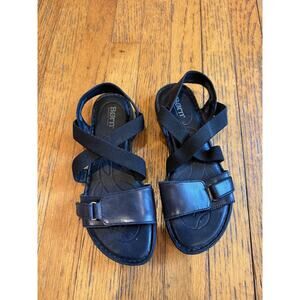 Born Shoes Sandals Womens Size 8M Strappy Comfort Leather Adjustable Buckle